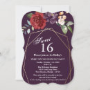 Search for plum purple invitations Gold