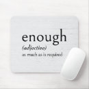 Search for enough is enough mousepads Black