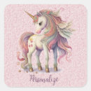 Search for colourful glitters stickers Unicorn