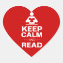 Search for i love books stickers Red
