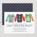 Search for retro ugly sweater christmas invitations Modern
