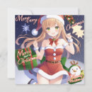Search for anime christmas cards Red