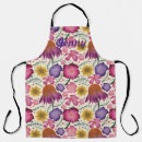 Search for beige floral aprons Retro