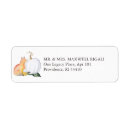 Search for cute pumpkin return address labels Watercolor