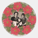 Search for poinsettia wreath stickers Watercolor
