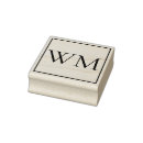 Search for monogram rubber stamps Initial