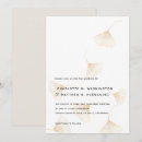 Search for ginkgo wedding invitations Leaves