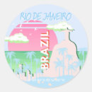 Search for brazil travel stickers Rio de janeiro
