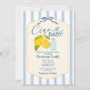 Search for blue and yellow baby shower invitations Ciao bambino