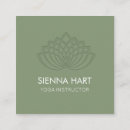 Search for yoga instructor business cards Elegant