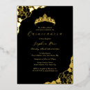 Search for 5x7 gold black butterfly invitations Tiara