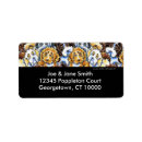 Search for art lover return address labels Dogs