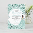 Search for mint green quinceanera invitations Mis quince