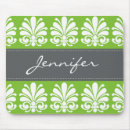 Search for damask monogram mousepads Feminine