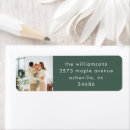 Search for festive return address labels Retro