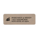 Search for kraft wedding return address labels Brown