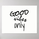 Search for good vibes posters Typography