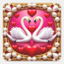 Search for elegant swan wedding stickers Swans