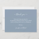 Search for bridal party thank you cards Dusty blue