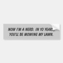 Search for nerd bumper stickers Humour