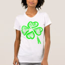 Search for four leaf clover tshirts Green