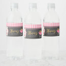 Search for pink gingham baby shower stickers Girl