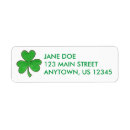 Search for irish clover return address labels Ireland