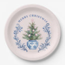 Search for christmas tree paper plates Pink