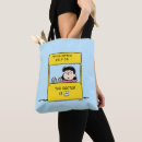 Search for peanuts tote bags Comic strip