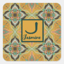 Search for yellow watercolor stickers Bohemian