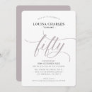 Search for cute 50th birthday invitations Pretty