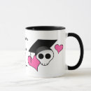 Search for goth heart mugs Skull