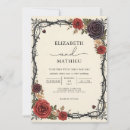 Search for vintage gothic wedding invitations Dark romance
