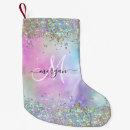 Search for pastel christmas stockings Glitter