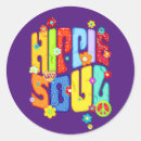 Search for funny flower stickers Hippie