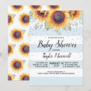 Search for rustic fall baby shower invitations Sunflower