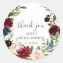 Search for blue and burgundy stickers Bridal shower