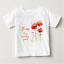 Search for red poppy flowers tshirts Watercolor