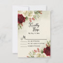 Search for red rose wedding rsvp cards Country