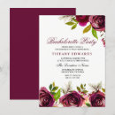 Search for 4x6 hens party invitations Burgundy