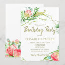 Search for golden birthday invitations Watercolor