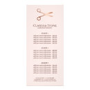 Search for pinks rack cards Hairdresser