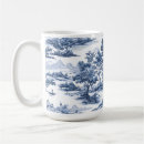 Search for toile de jouy mugs Blue and white