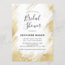 Search for gold brush strokes invitations Elegant