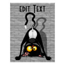 Search for funny cartoon cat posters Feline