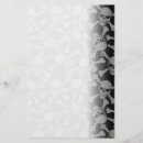 Search for skull personal stationery Black
