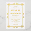 Search for gatsby wedding invitations Glamourous