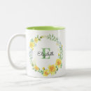 Search for monogram flower mugs Peony