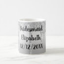 Search for silver wedding mugs Glitter