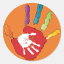 Search for caring hands stickers Purple